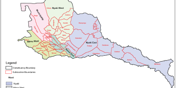 North Imenti Constituency Map